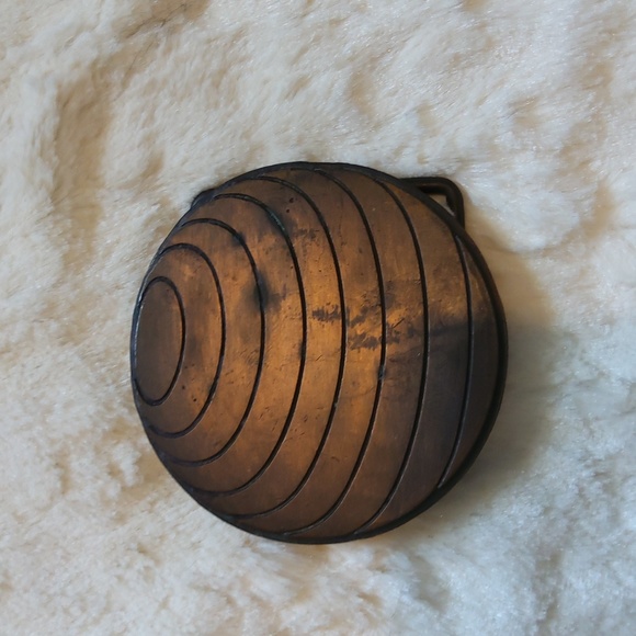 One-of-a-Kind Coca-Cola Globe Brass Belt buckle 1985 - Picture 1 of 7